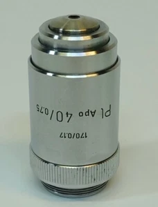 Leitz Wetzlar Pl Apo 40X/0,75 170/0,17 Mikroskop Objektiv; Top Zustand - Bild 1 von 5