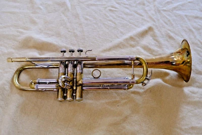 historische Trompete "Bach Stradivarius New York" 1934, revidiert, mit Expertise - Bild 1 von 4