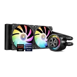 Vetroo R240 AIO CPU Cooler w/Controller AM5/LGA1851 240mm ARGB - Picture 1 of 6