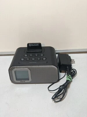 iHome iBT22 Bluetooth LCD Display USB Charging Dual Speaker Alarm w/ adapter - Image 1 of 4