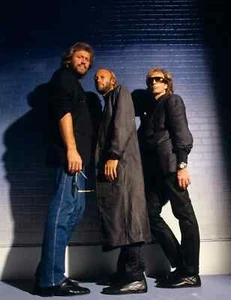 Bee Gees Barry Gibb Maurice Gibb Robin Gibb 11.7x16.5 Glossy Photo Poster - Picture 1 of 1