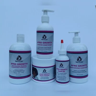 Juego de cabello afro crecimiento. Foto 1 de 4