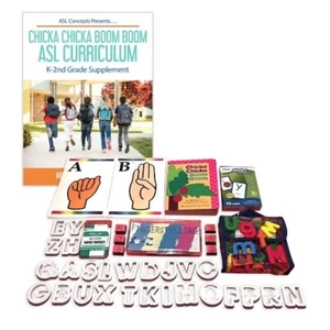 Chicka Chicka Boom Boom ASL Curriculum with Teaching Props - Picture 1 of 1