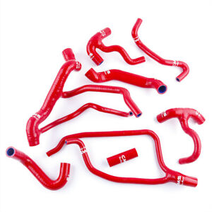 For 2009-2015 Ducati Streetfighter S 848 1098 Silicone Radiator Hose Kit Red