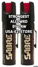 🔥2 Sabre Professional Pepper Spray Self Defense Police Red Pocket Protection🔥