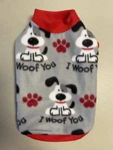 Dog Clothes Fleece Sweater Pullover Size : 8 Small Plus - Picture 1 of 2