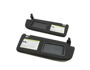 12-17 AUDI A7 S7 RS7 C7 4G8 LEFT DRIVER & RIGHT PASSENGER SUNVISOR SET(BLACK) - Picture 1 of 6