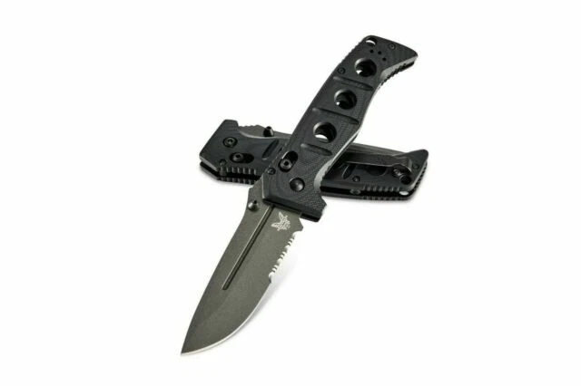 Benchmade Adamas 3.82" Serrated Tactical Knife (275SGY-1)