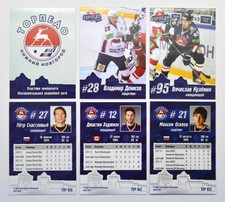2013-14 KHL MSC Torpedo Base Pick a Player Card