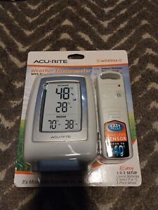 AcuRite Digital Weather Thermometer Station Wireless Outdoor Indoor Temperature