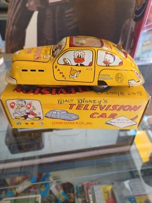 华特迪士尼电视车带原装盒 Louis Marx & Co. 著 — 第 1/4 张图片