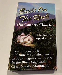 BUILT ON THE ROCK Old Country Churches (60) The Southern Appalachians VHS video - Picture 1 of 5