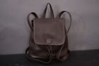 Vintage Coach 6162 Drawstring Daypack Backpack Pebbled Leather Dark Brown Bag