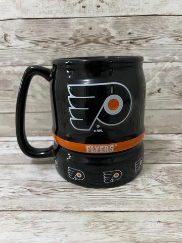 NHL Philadelphia Flyers Hockey Sport Black Coffee Tea Mug Cup Cover