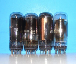6CG3 GE 4 radio audio amplifier vintage vacuum tubes valves tested 6BW3 6CD3 - Picture 1 of 3