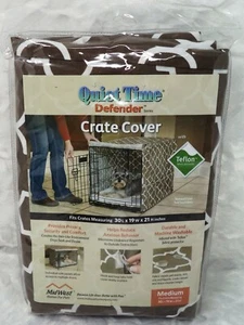 QUIET TIME Crate Cover Brown (MEDIUM) (NEW) - Picture 1 of 7