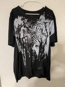 Buffalo David Bitton Tiger All Over Print Herren XXL T-Shirt - Bild 1 von 7