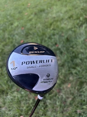 Dunlop PowerLift 350cc Forged Titanium Matrix Driver 10* ⛳RH / Mid-Firm Graphite - Image 1 of 4