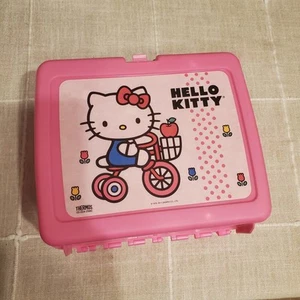 Hello Kitty rosa Mädchen Thermoskanne Brotdose 2011 gebraucht - Bild 1 von 9