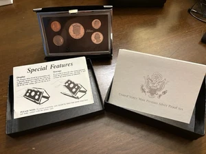 1992 S Premier Silver Proof Set, 308,055 Minted,  Perfect OGP - Picture 1 of 3