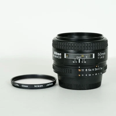 Nikon Ai AF Nikkor 50mm F1 4D Lens With Filter From Japan Classic Portrait Lens - Image 1 of 4