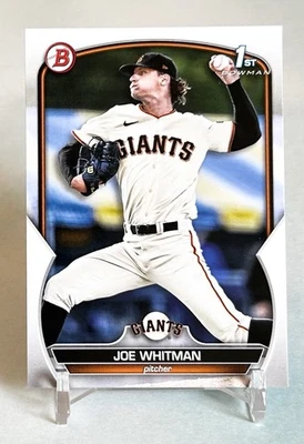 Joe Whitman 2023 Bowman Draft 1st  #BD-98 San Francisco Giants - Image 1 of 3