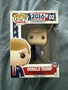 Funko Pop! Donald Trump #02 Campaign 2016 Road to the White House 100% Authentic - Picture 1 of 6