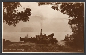 Postcard Bowness on Windermere Cumbria steam Ferry boat sheep livestock RP - Picture 1 of 2