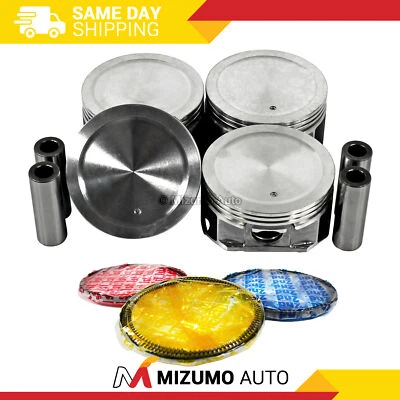 Pistons w/ Rings fit Fits 00-08 Chevrolet 2.2L L4 DOHC 16v - Image 1 of 3