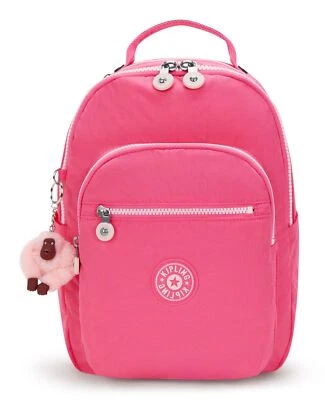 kipling Back To School Seoul Backpack S Rucksack Freizeitrucksack Happy Pink C - Bild 1 von 4