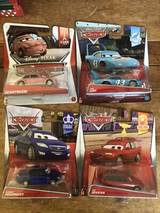 Lote De 4 Coches Disney Pixar 2014 Nuevos Precintados El Rey Manny Geartrude Raro - Imagen 1 de 13