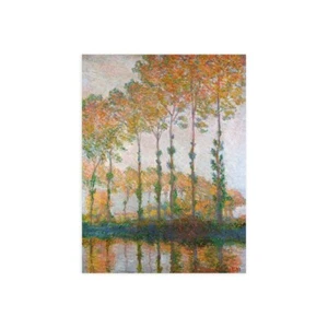 Druck auf Leinwand Papier Poster Oder Bild Claude Monet Pappeln On The Banks Of - Bild 1 von 2