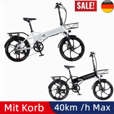 RANDRIDE Mountain eBike Klapprad Elektrofahrrad 20" CST-Reifen 500W 48V 12.8Ah 40km/h MTB