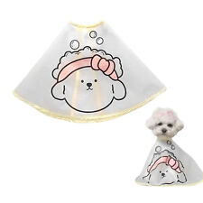 New Dog Cat Haircut Transparent Frosted Cloak Tear Marks Facial Care Waterproof