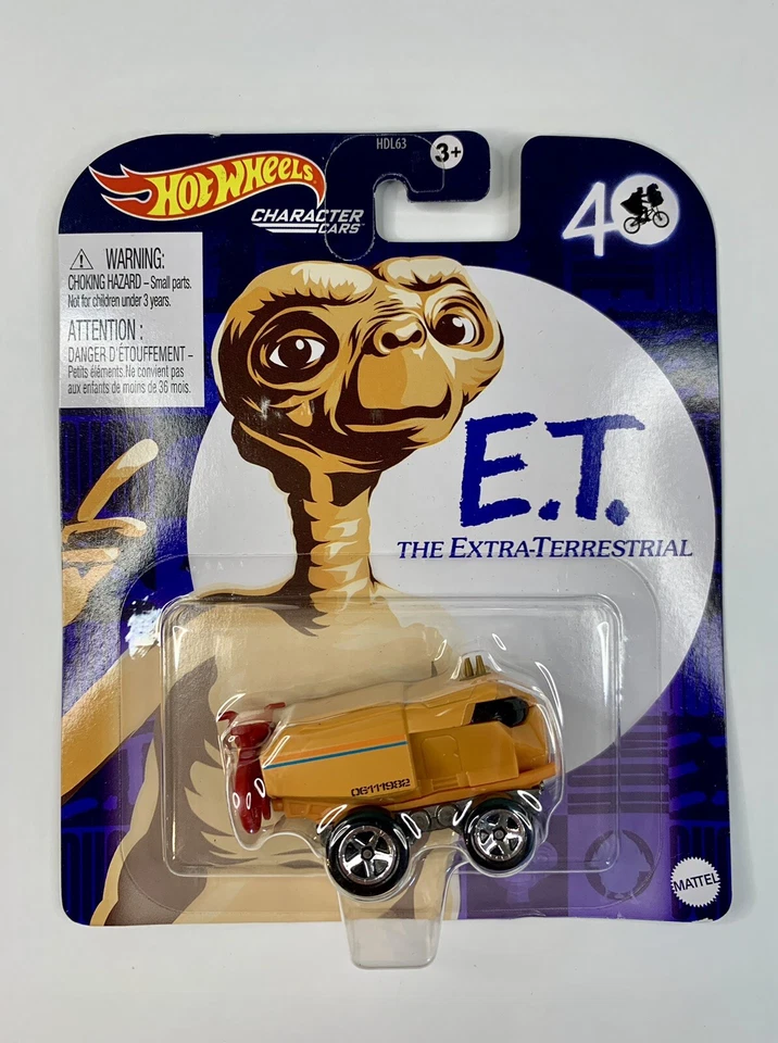 Hot wheels characters E.T. The Extraterrestrial New Diecast Collectible - Image 1 of 1