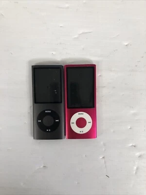 [Lote de 2] Apple iPods A1285 y A1320 - Negro y Rosa - Piezas - Barritas defectuosas Foto 1 de 2