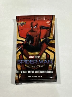 (1) Upper Deck 2023 Marvel SPIDER-MAN: NO WAY HOME Factory Sealed Pack 6 Cards - Image 1 of 2