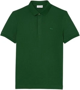 Lacoste Men's Short Sleeve Paris Polo Shirt, Green, S - Picture 1 of 3