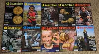 RARE THE SEARCHER Magazine 2021 2022 2023 2024 Issues UK EDITION METAL DETECTING - Image 1 of 4