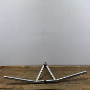 Vintage BullMoose Handlebar Bull Bar 21 21.1 .833 MTB Steel Mountain 1980s Stem - Picture 1 of 13