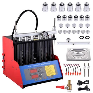 CT400 Ultrasonic Injector Cleaner Tester for CGI GDI EFI TFSI TSI Fuel Injector- - Foto 1 di 10