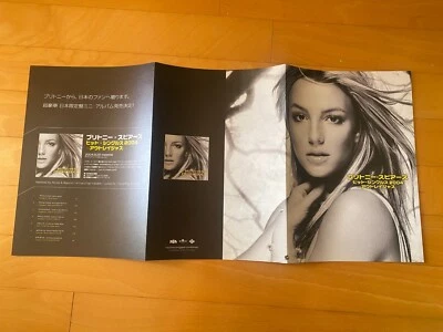 BRITNEY SPEARS JAPAN promotional six-sided press card! OUTRAGEOUS MINT brilliant - Image 1 of 4