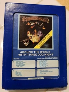 3 Dog Night Around The World Live Double Album, 8 Track Tape in Original Sleeve! - Picture 1 of 10