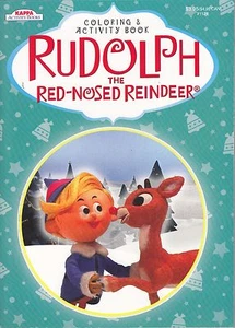Christmas Rudolph the Red-Nosed Reindeer Coloring Book ~ Hermey & Rudolph - Picture 1 of 1