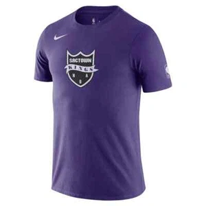 Sacramento Kings Nike 2021/22 City Edition Essential Logo T-Shirt Men's NBA New - Picture 1 of 10