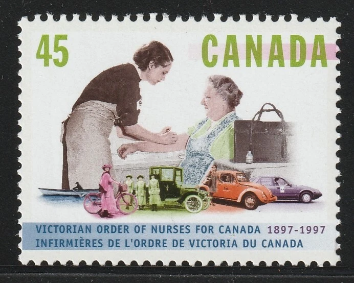 Canadá #1639, Orden Victoriana de Enfermeras para el Centenario de Canadá, MNH 1997 Foto 1 de 1