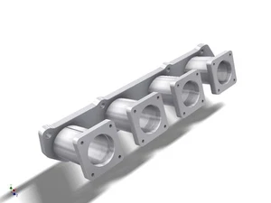 Vauxhall (Opel) C20XE Ansaugkrümmer passend für Jenvey SF Drosselklappenstutzen - Bild 1 von 4