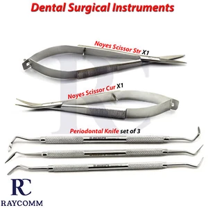 Micro Surgery Kit Surgical Noyes Scissors Dental Periodontal Orban Knife Set CE - Picture 1 of 4