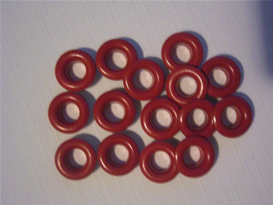 3/16" Large Eyelets RED pk of 50 round scrapbooking craft eyelet card making - image 1 of 1