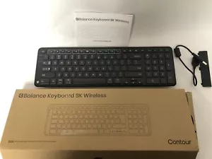 Contour Design 102104 Balance Wireless Keyboard- Black - Picture 1 of 3